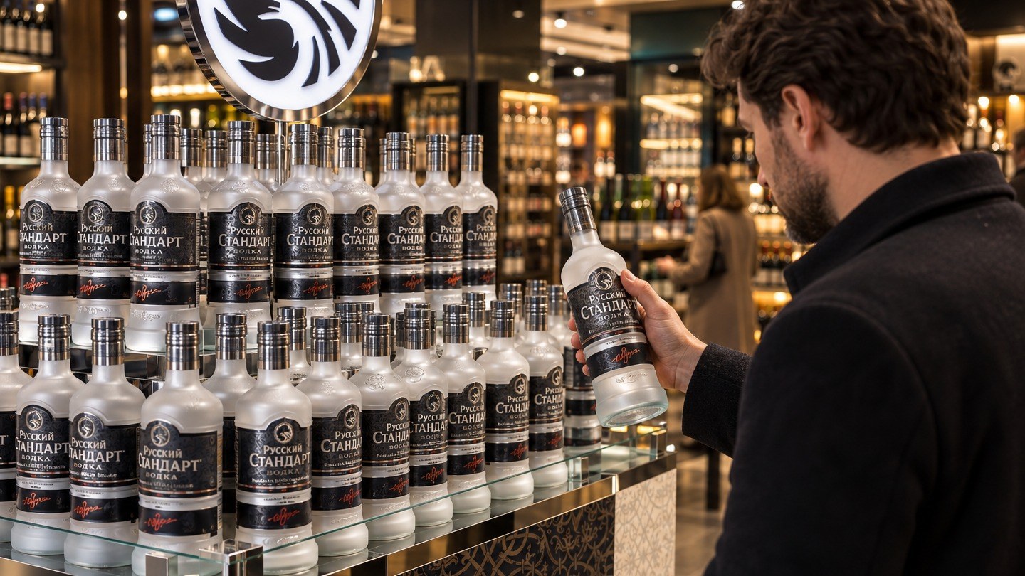 Russian Standard: POS pallet display