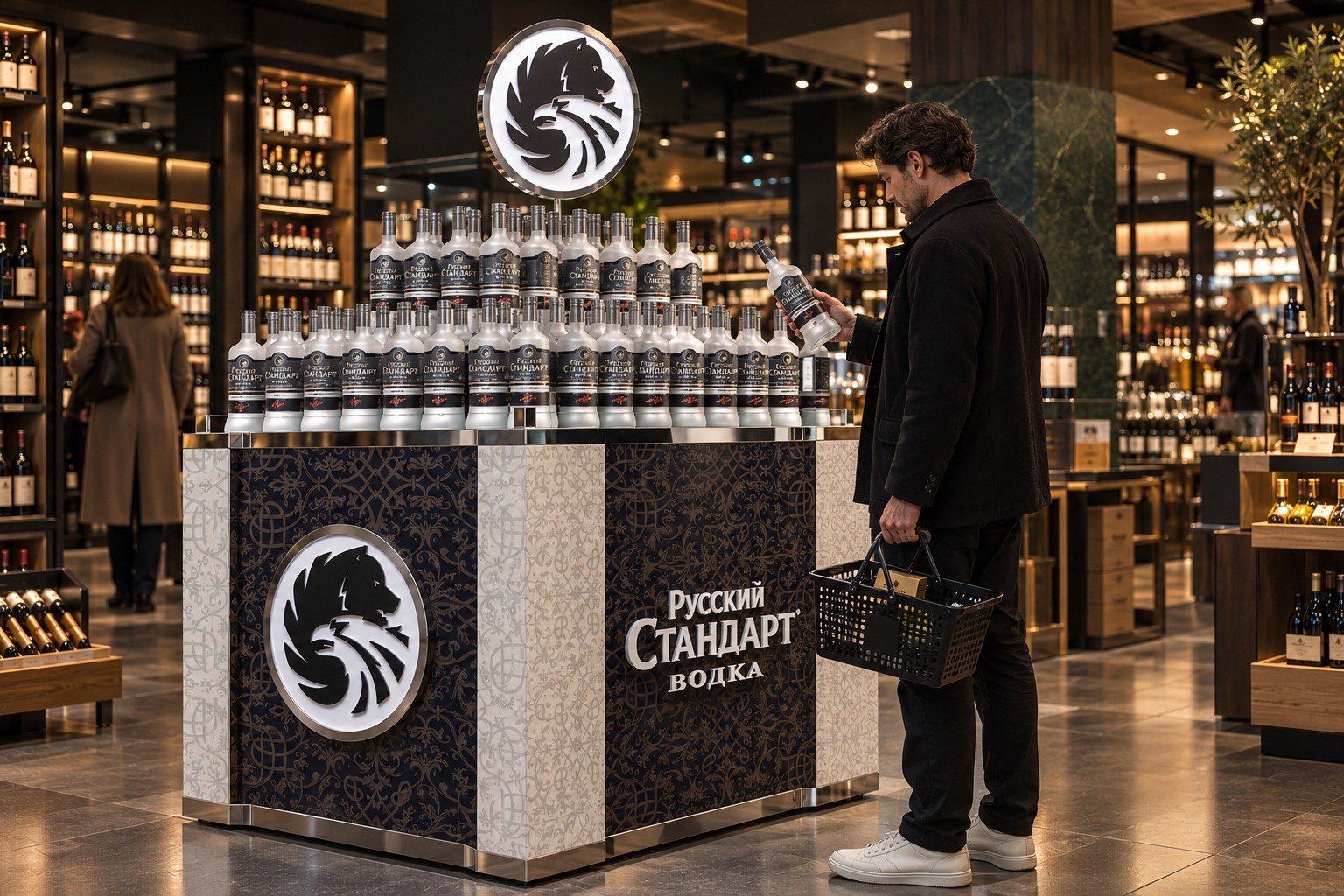 Russian Standard: POS pallet display